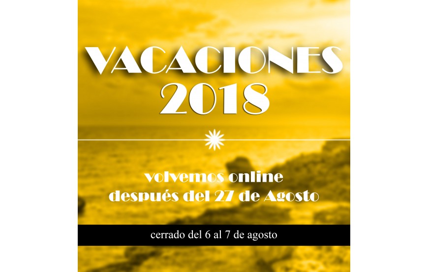 VACACIONES AGOSTO 2018